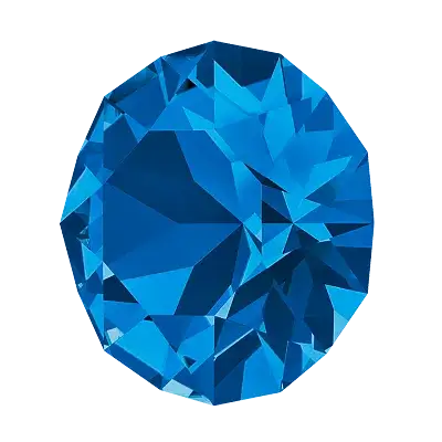 Crystal 1088 Chatons, 39ss, 8mm, Capri Blue by Brilliance (Austria), 2 Pcs. - Image 3