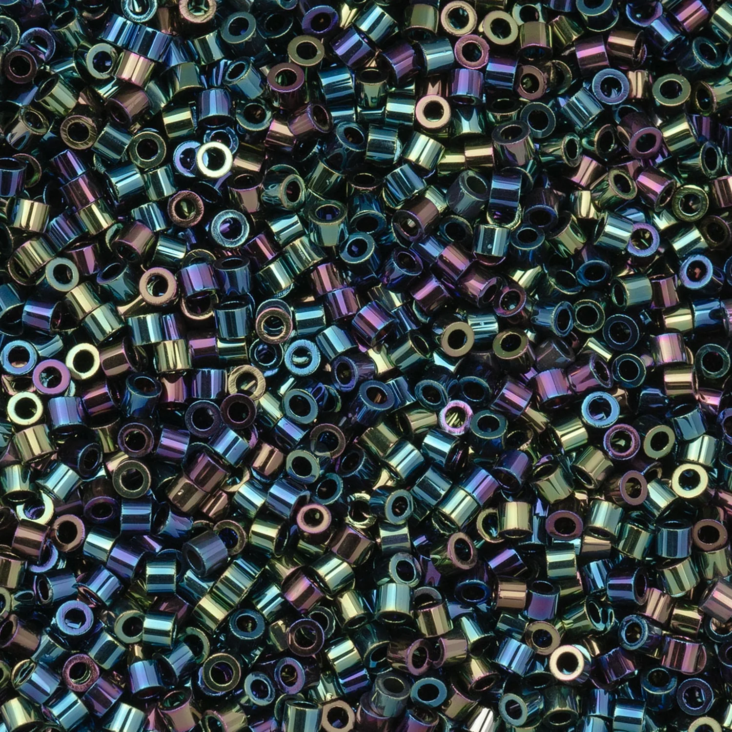 Cylin™ Beads 11/0, CY11-1002 Black AB, 25g