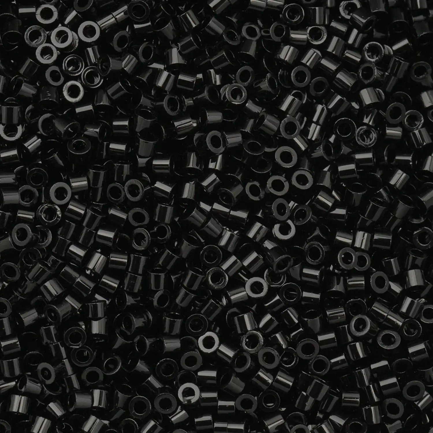 Cylin™ Beads 11/0, CY11-1003 Opaque Black, 25g