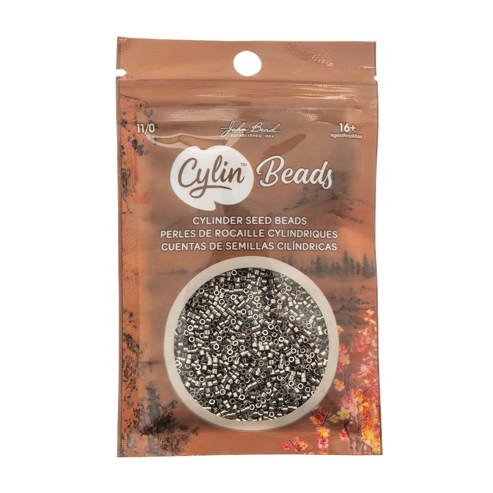 Cylin™ Beads 11/0, CY11-1004 Steel, 25g - Image 2