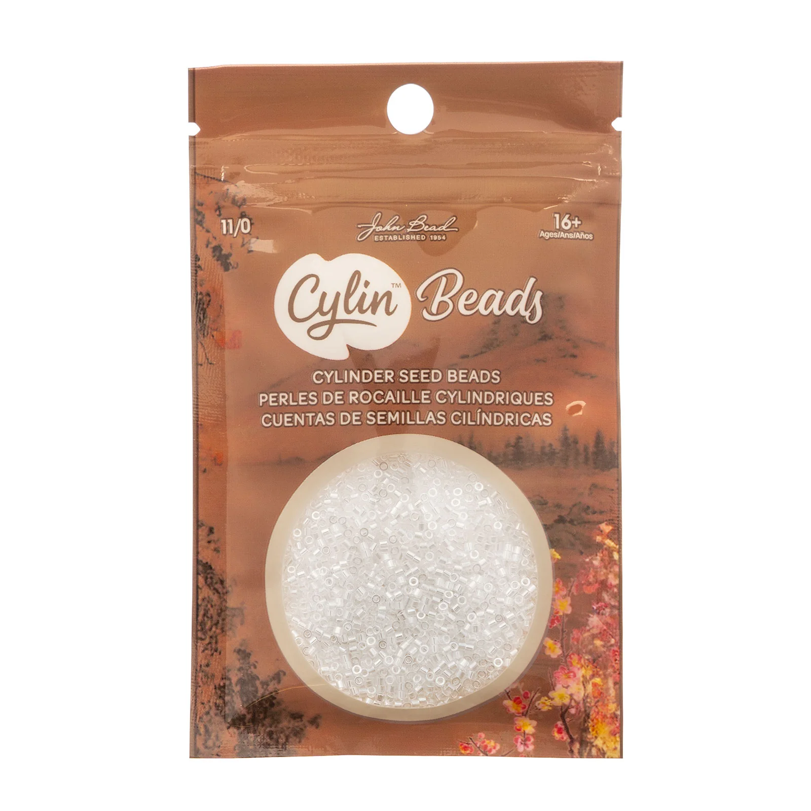 Cylin™ Beads 11/0, CY11-1010 Crystal Luster, 25g - Image 2