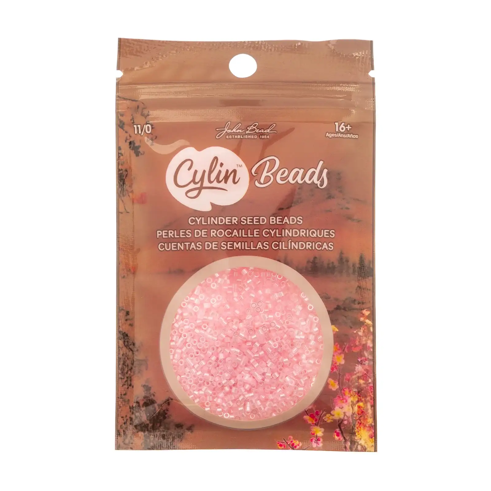 Cylin™ Beads 11/0, CY11-1031 Light Crystal Pink Ceylon, 25g - Image 2
