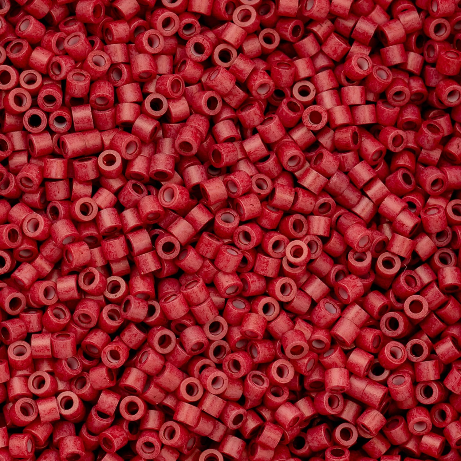 Cylin™ Beads 11/0, CY11-1037 Opaque Red Matte, 25g