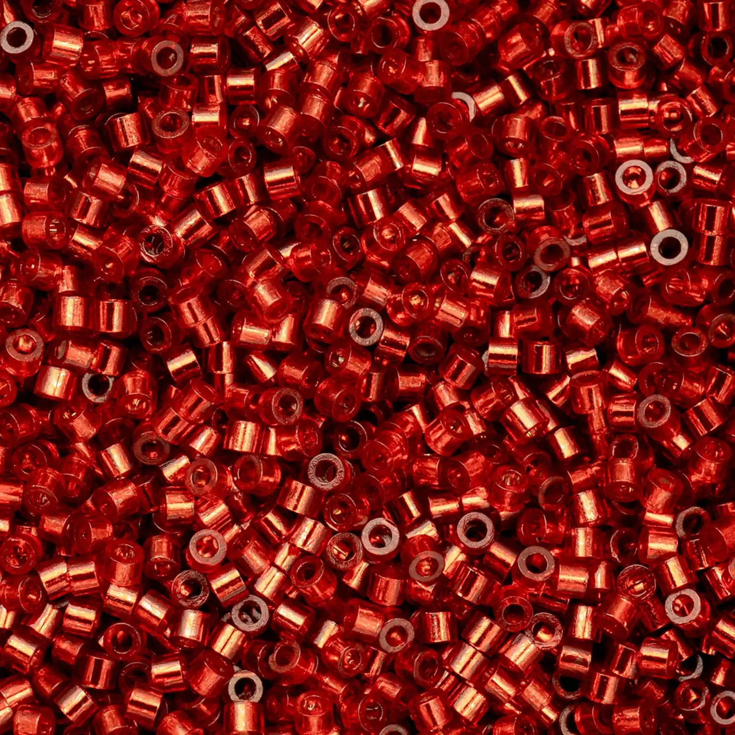 Cylin™ Beads 11/0, CY11-1041 Ruby Red Silver Lined, 25g