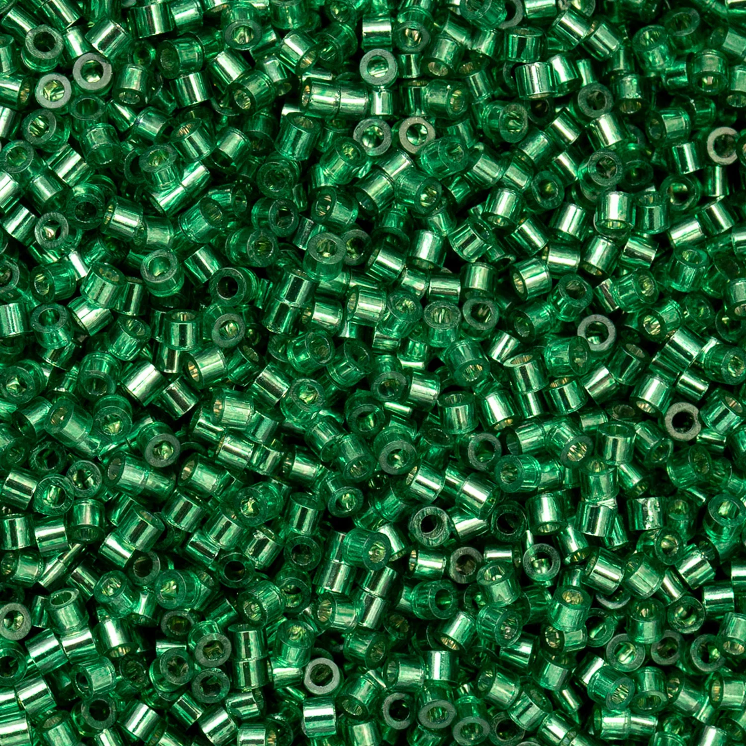 Cylin™ Beads 11/0, CY11-1042 Emerald Silver Lined, 25g