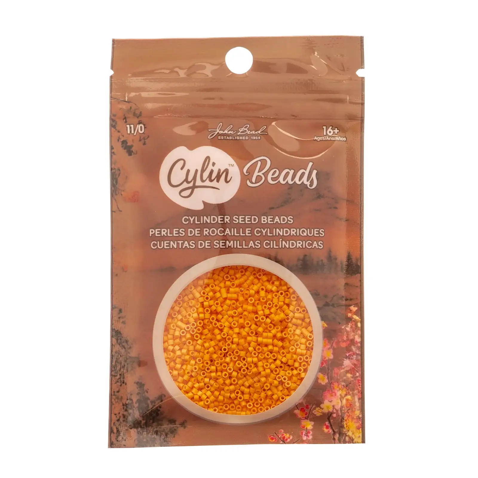 Cylin™ Beads 11/0, CY11-1045 Saffron Spice, 25g - Image 2