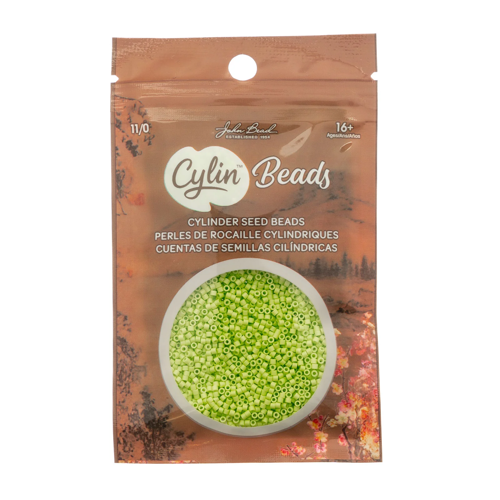 Cylin™ Beads 11/0, CY11-1065 Opaque Chartreuse, 25g - Image 2