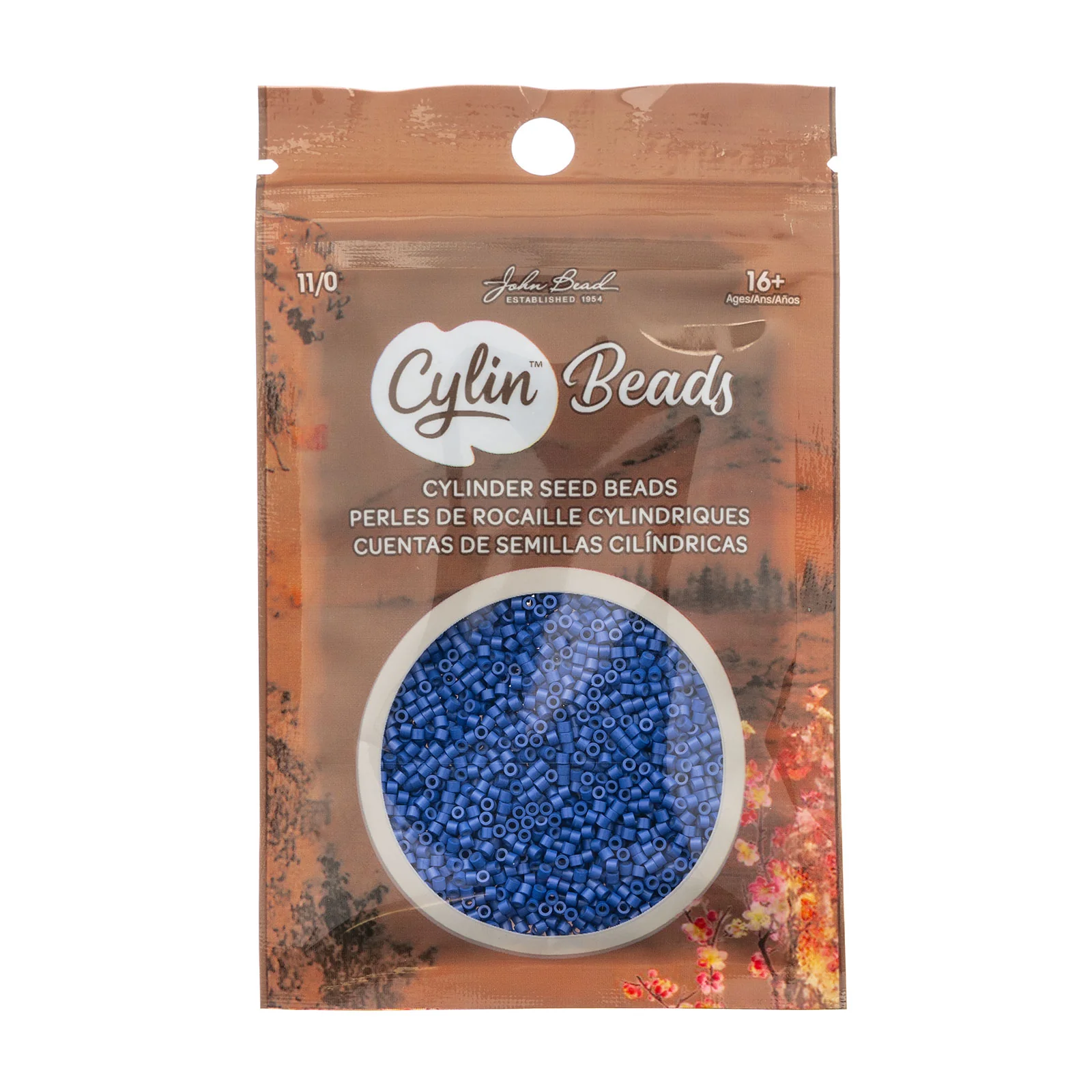 Cylin™ Beads 11/0, CY11-1080 Opaque Royal Blue, 25g - Image 2