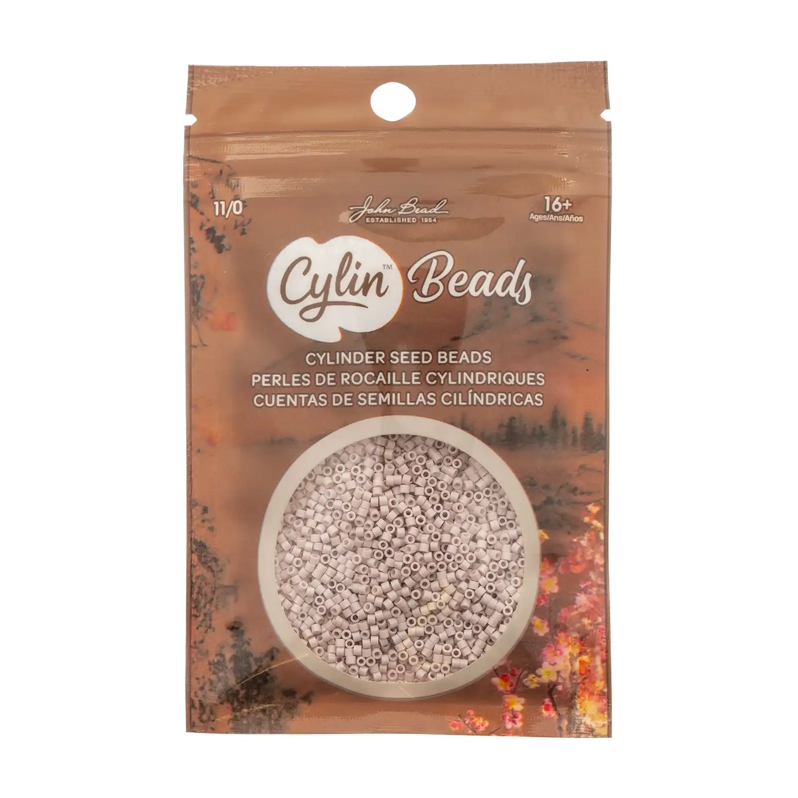 Cylin™ Beads 11/0, CY11-1091 Opaque Pale Rose, 25g - Image 2