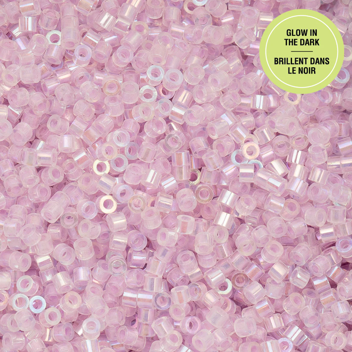 Cylin™ Beads 11/0, CY11-1120 Glow in Dark AB Violet, 25g