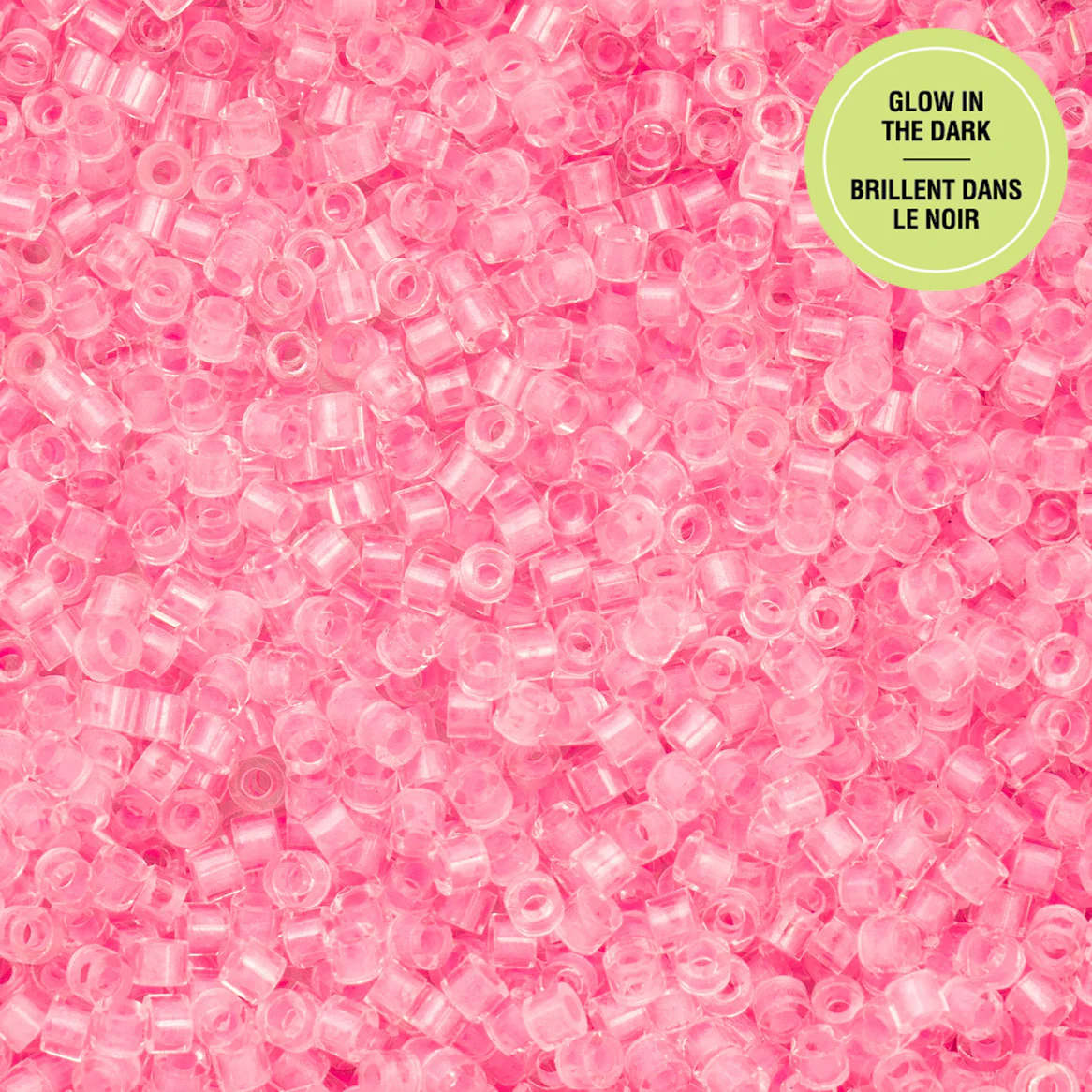 Cylin™ Beads 11/0, CY11-1139 Glow in Dark Rose, 25g