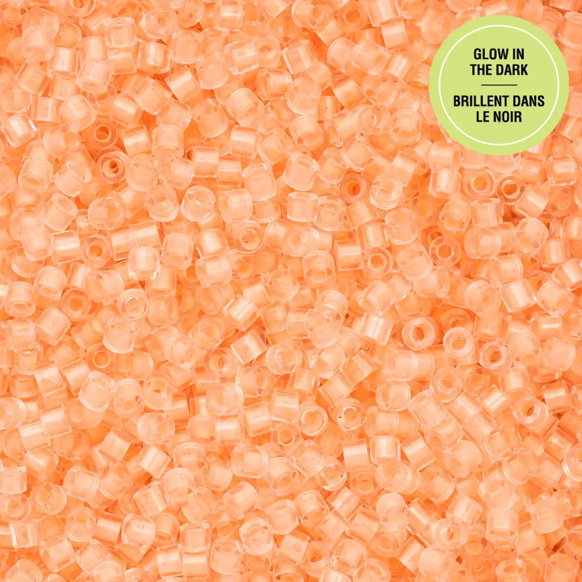 Cylin™ Beads 11/0, CY11-1148 Glow in Dark Orange, 25g