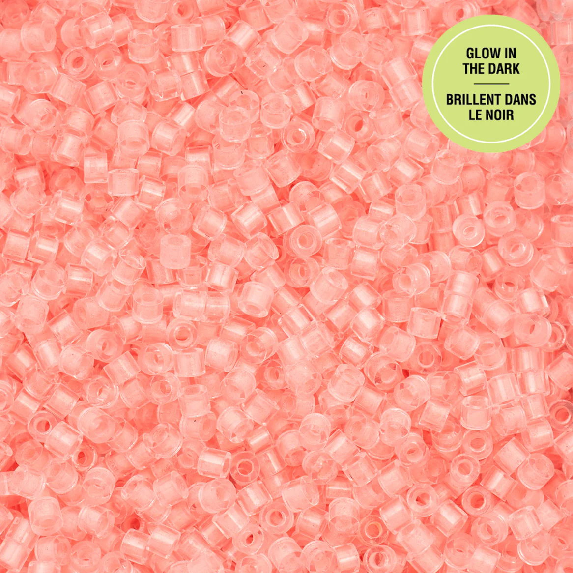 Cylin™ Beads 11/0, CY11-1149 Glow in Dark Coral, 25g