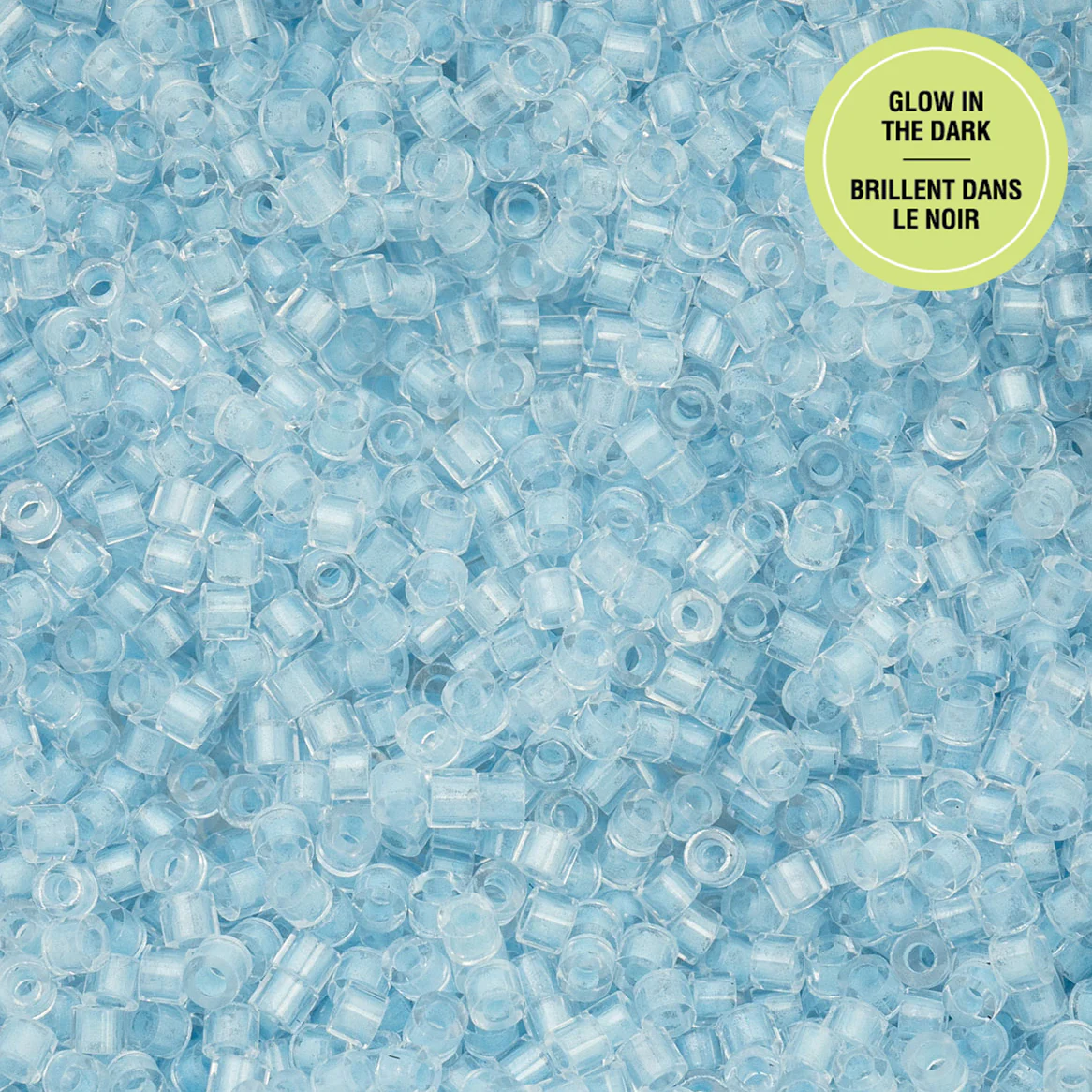 Cylin™ Beads 11/0, CY11-1150 Glow in Dark Blue, 25g