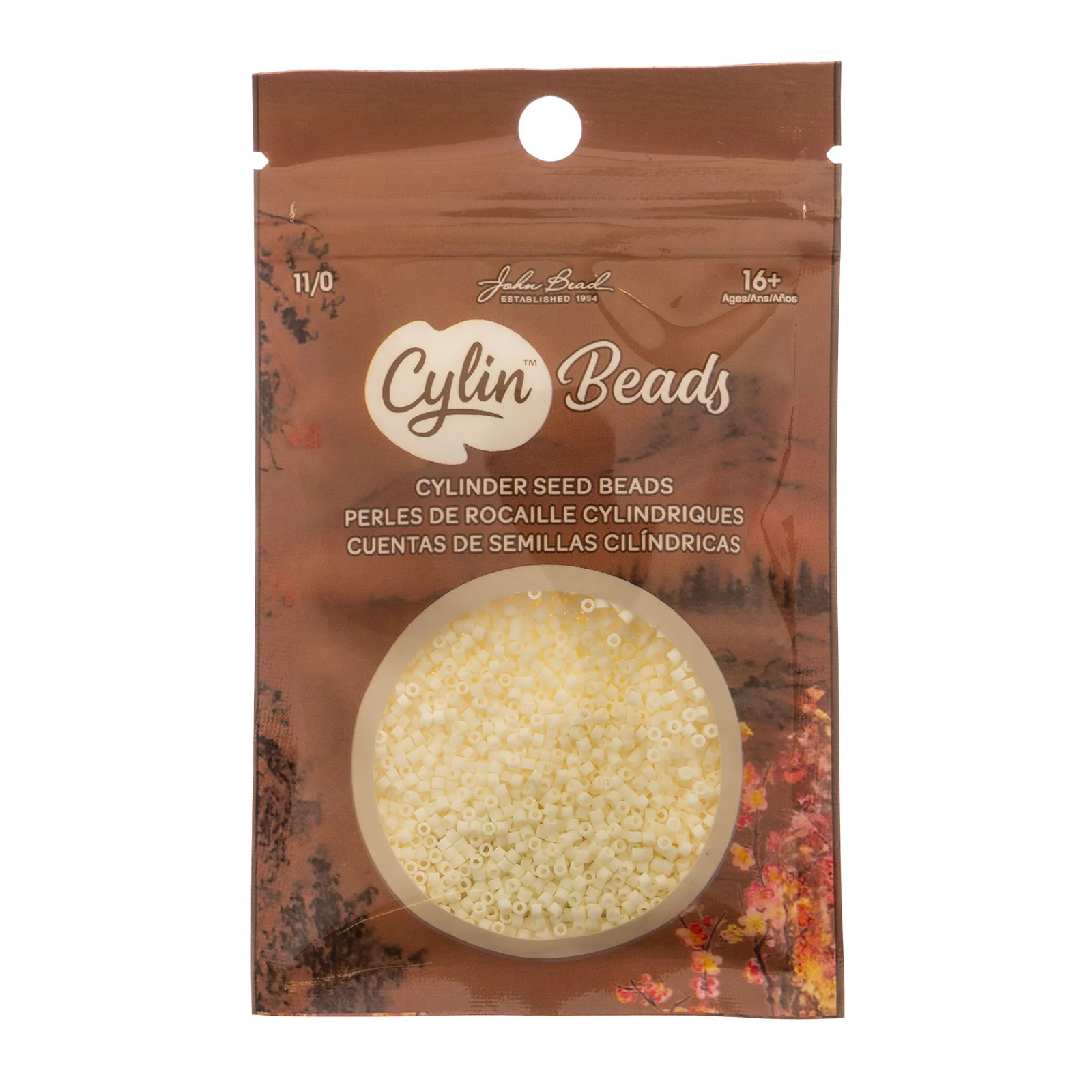 Cylin™ Beads 11/0, CY11-1155 Matte Macaron - Cream, 25g - Image 2