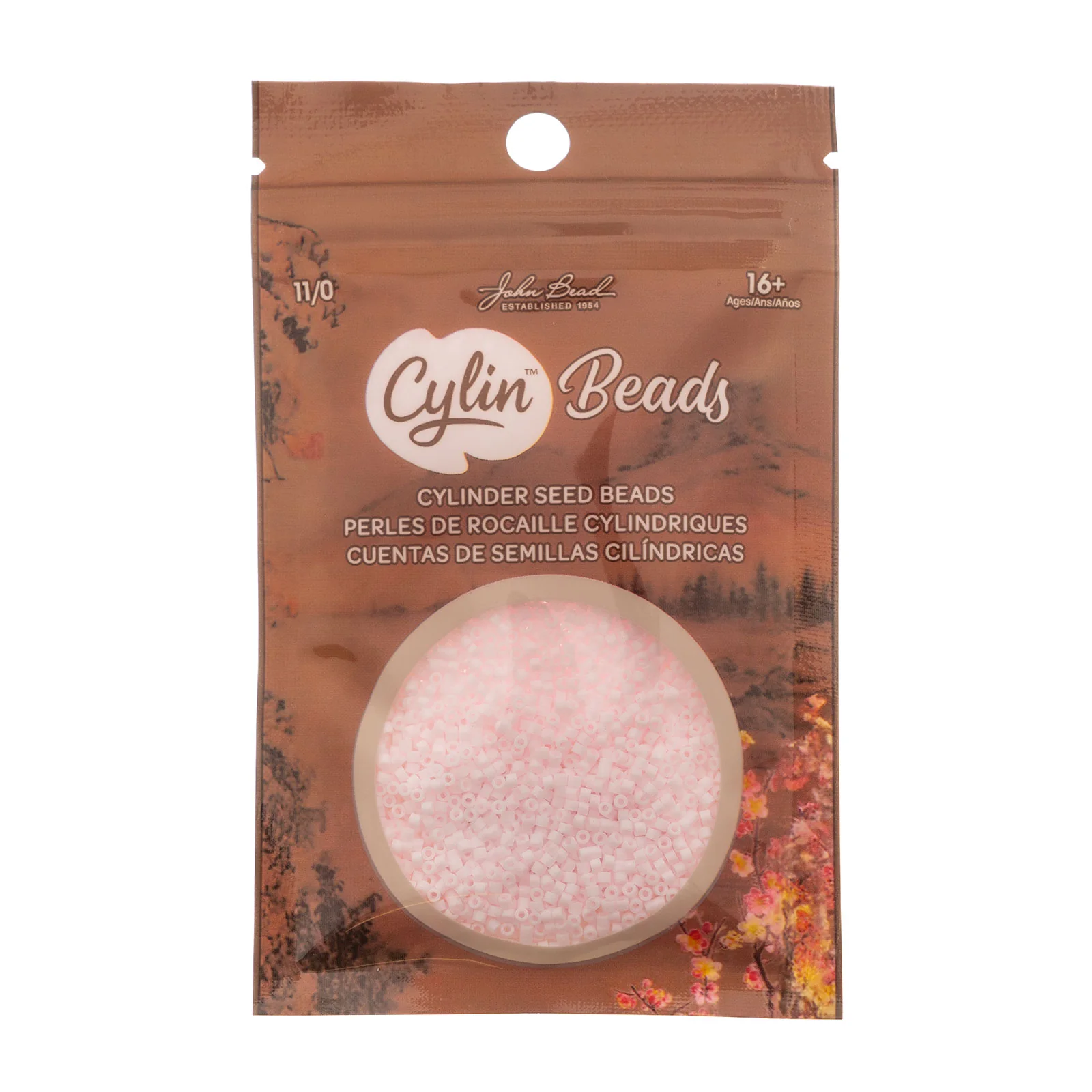 Cylin™ Beads 11/0, CY11-1159 Matte Macaron - Peal Pink, 25g - Image 2