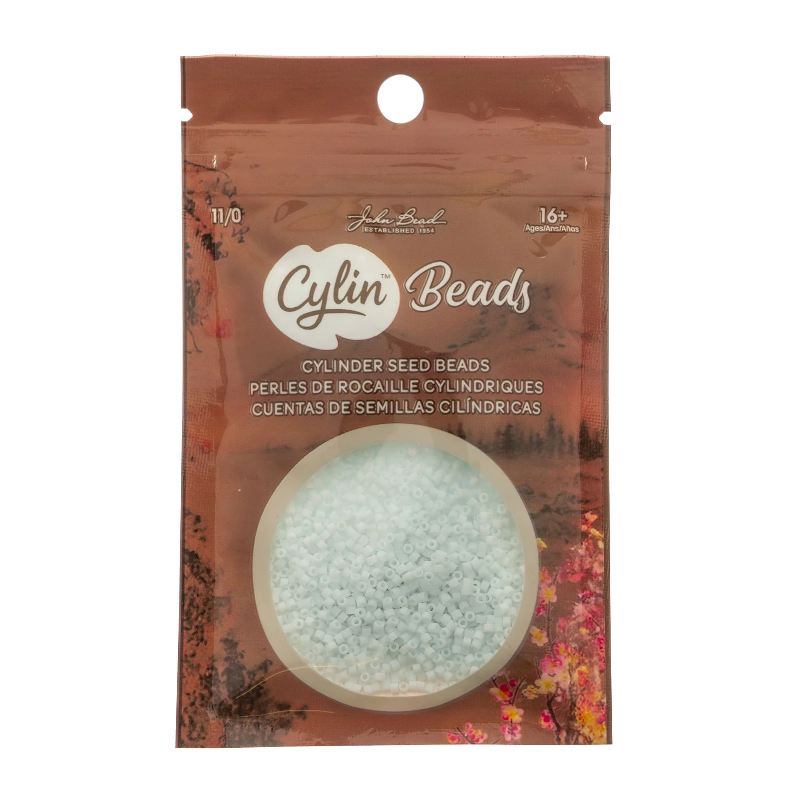 Cylin™ Beads 11/0, CY11-1164 Matte Macaron - Artic Mist, 25g - Image 2