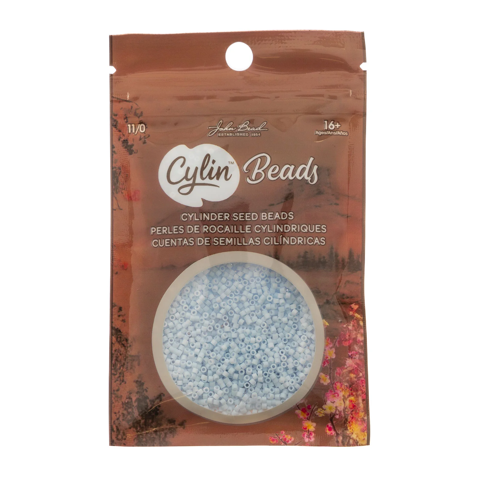 Cylin™ Beads 11/0, CY11-1169 Matte Macaron - Blue Cloud, 25g - Image 2