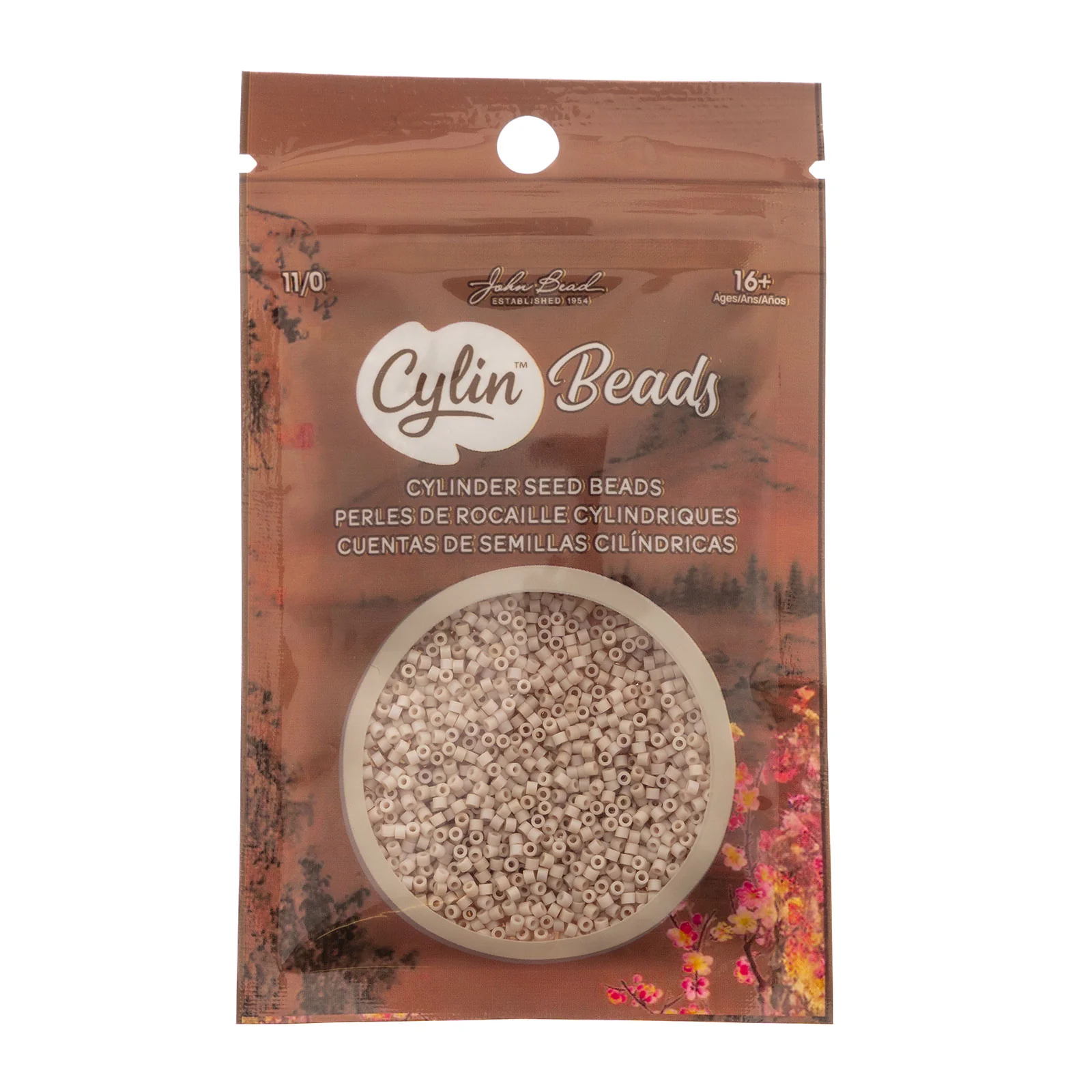 Cylin™ Beads 11/0, CY11-1170 Matte Macaron - Oat Milk, 25g - Image 2