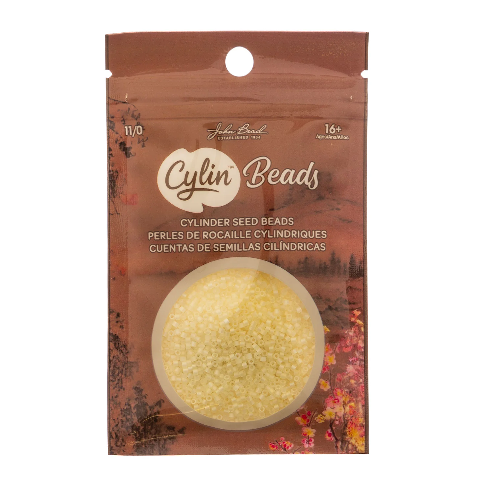 Cylin™ Beads 11/0, CY11-1174 Matte Macaron AB - Yellow, 25g - Image 2