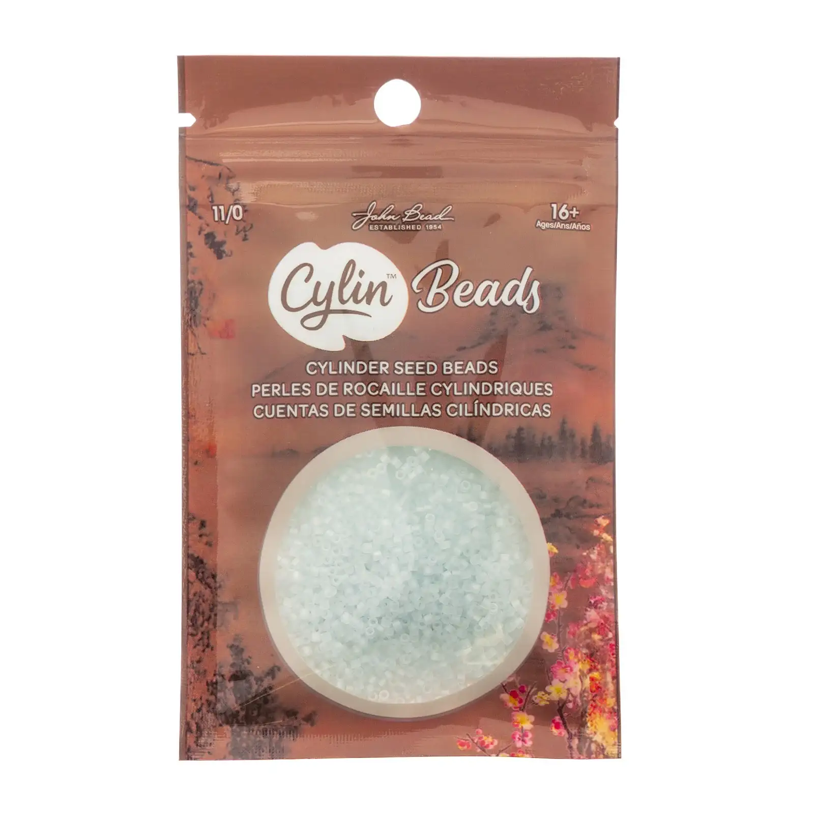 Cylin™ Beads 11/0, CY11-1183 Matte Macaron AB - Soft Blue, 25g - Image 2