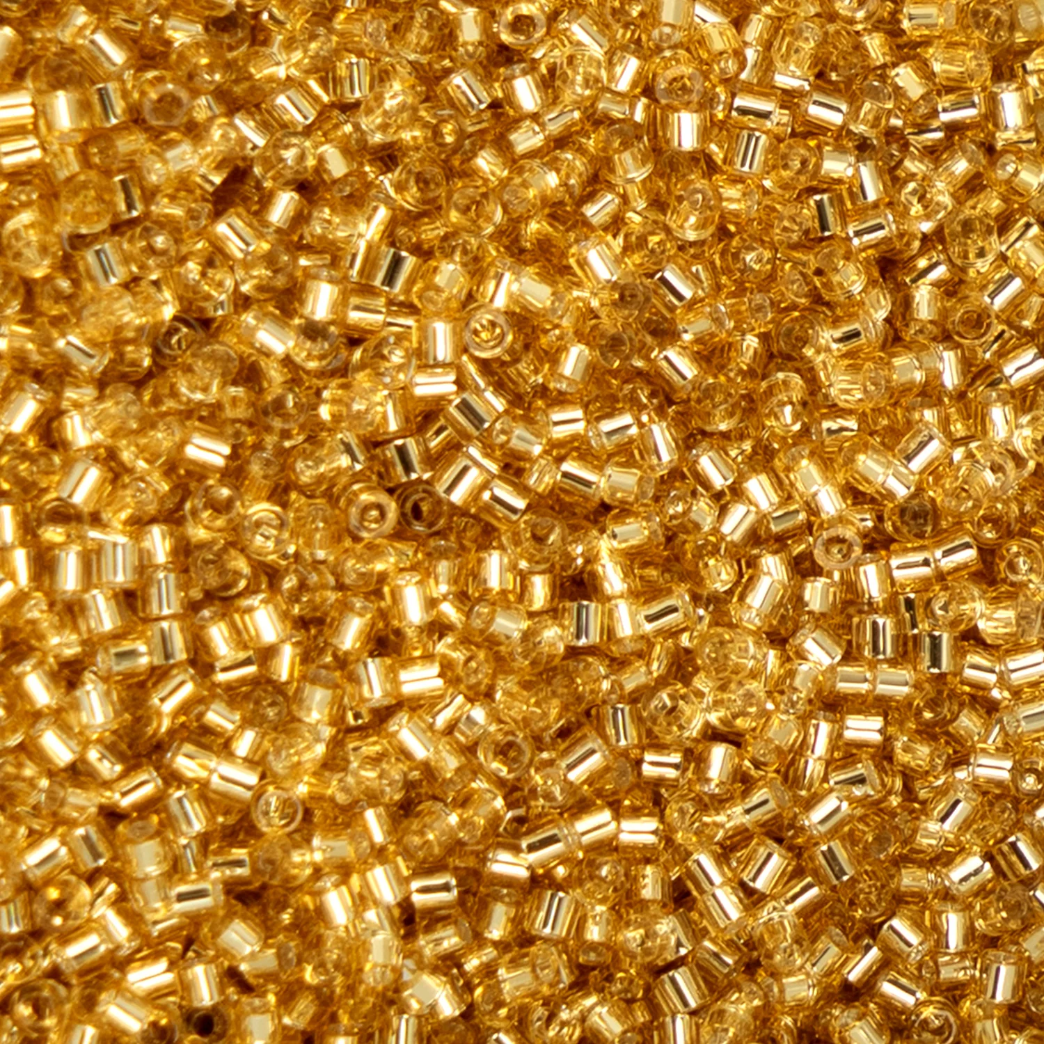 Cylin™ Beads 11/0, CY11-1200 Gold Silver Lined, 25g