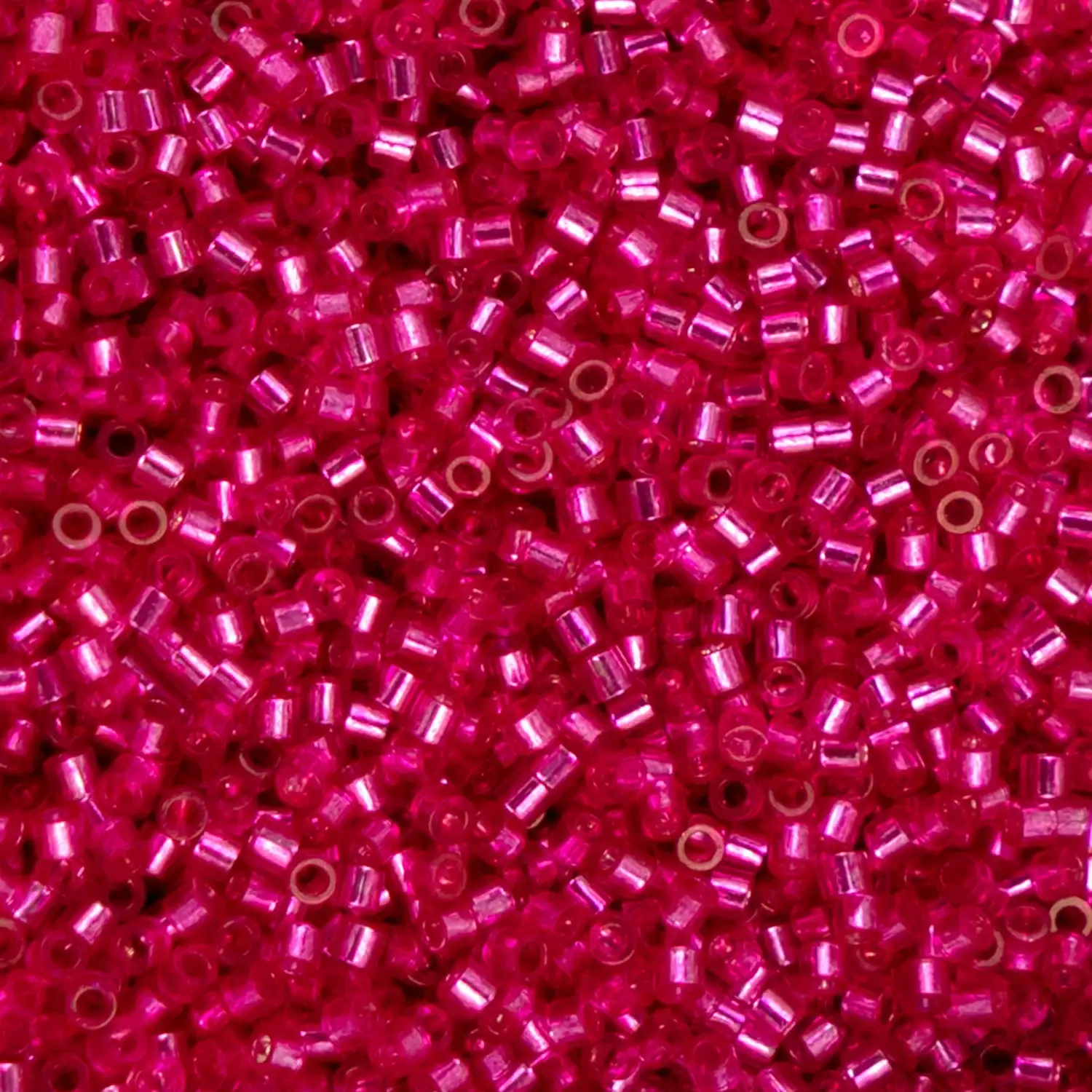 Cylin™ Beads 11/0, CY11-1216 Fuchsia Silver Lined, 25g