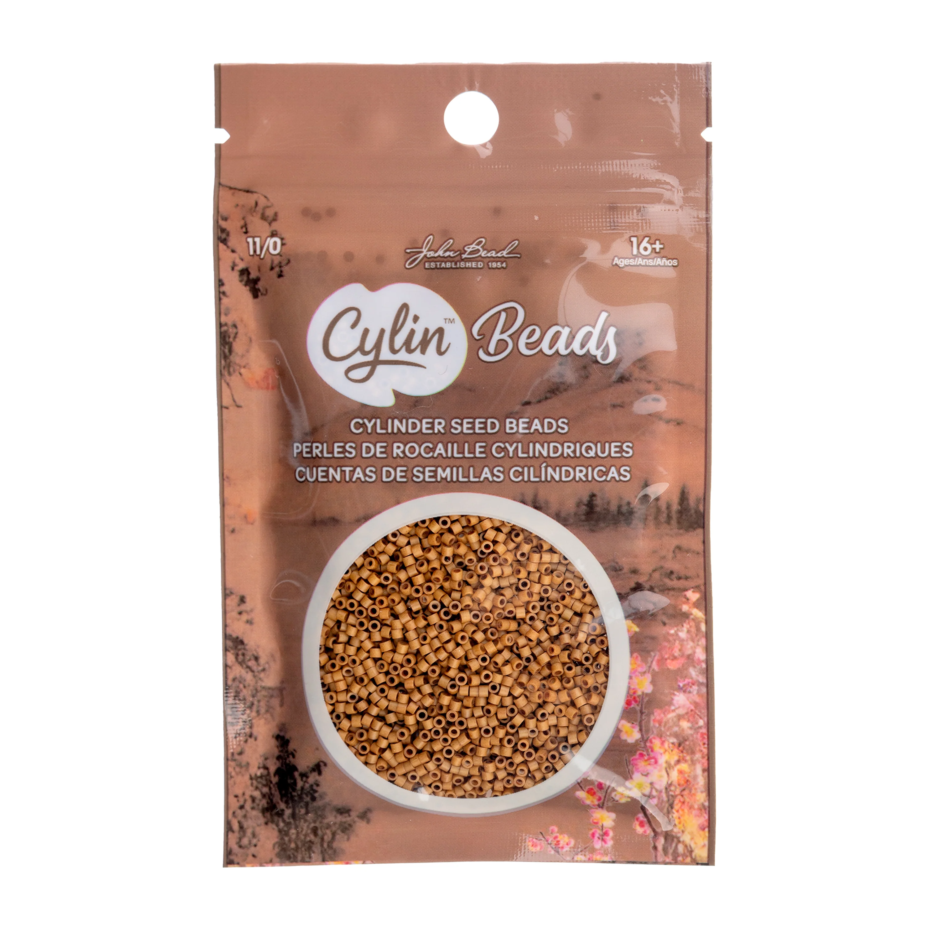 Cylin™ Beads 11/0, CY11-1225 Brown Sugar Mist, 25g - Image 2