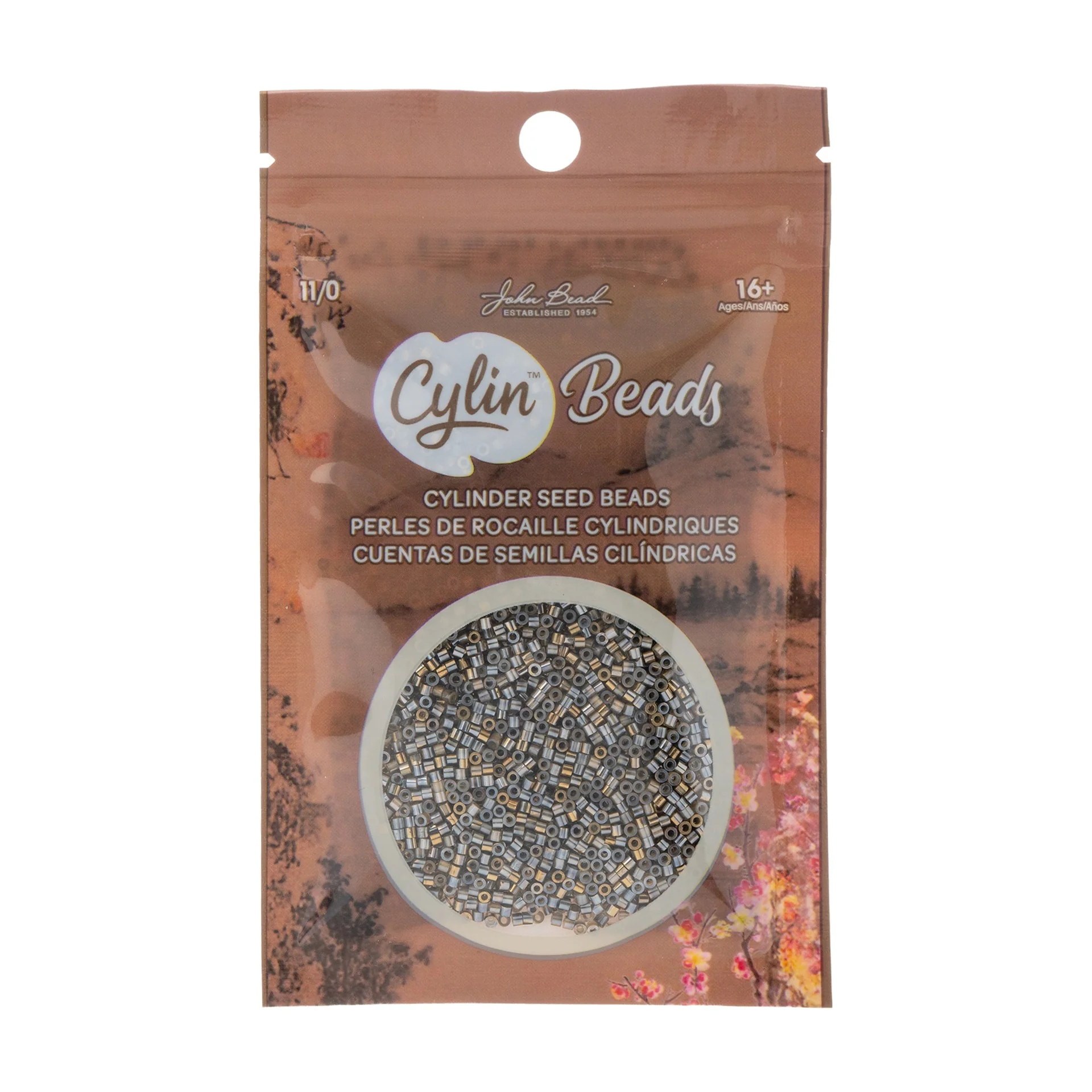 Cylin™ Beads 11/0, CY11-1231 Gilded Halo Champagne, 25g - Image 2