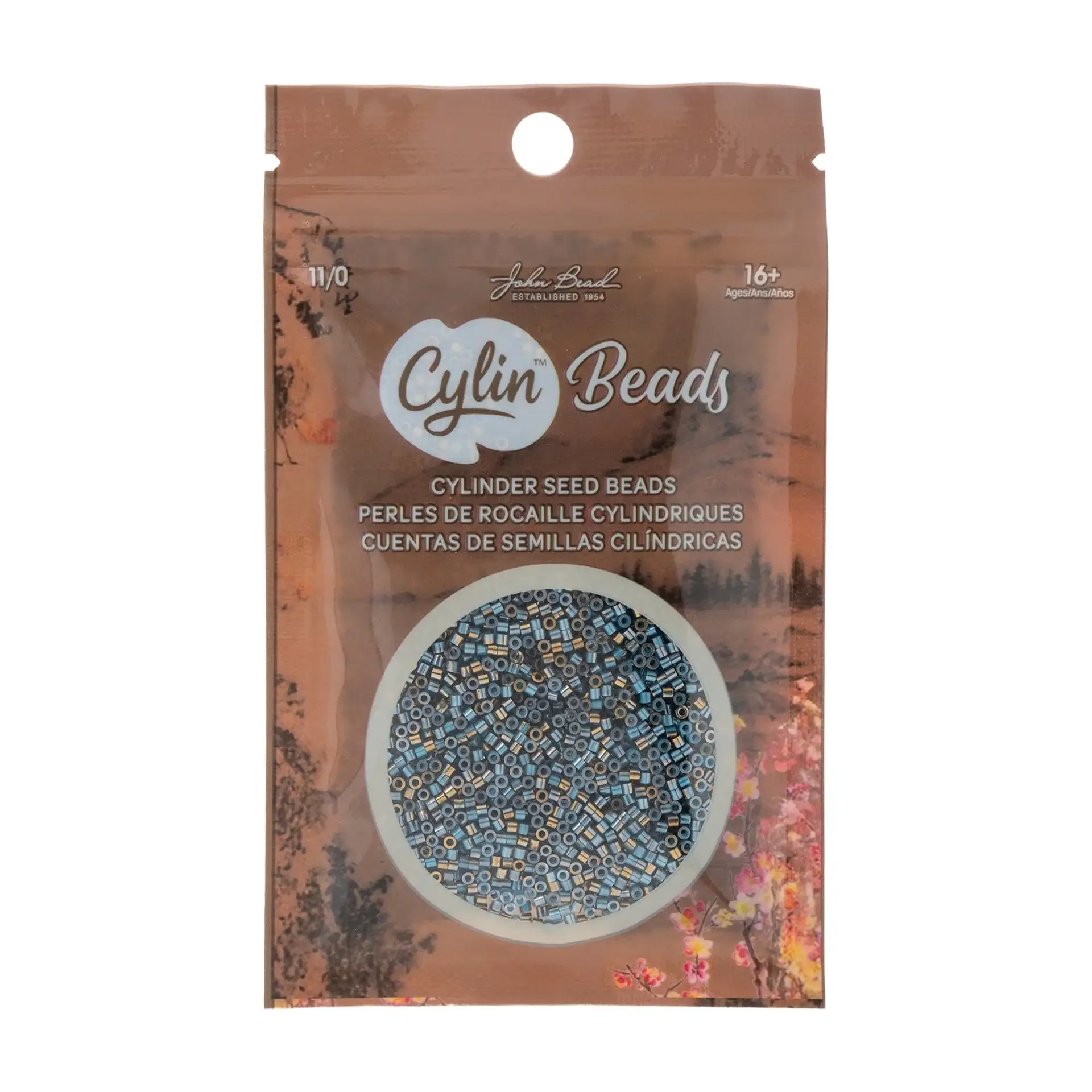 Cylin™ Beads 11/0, CY11-1241 Gilded Halo Celestial, 25g - Image 2