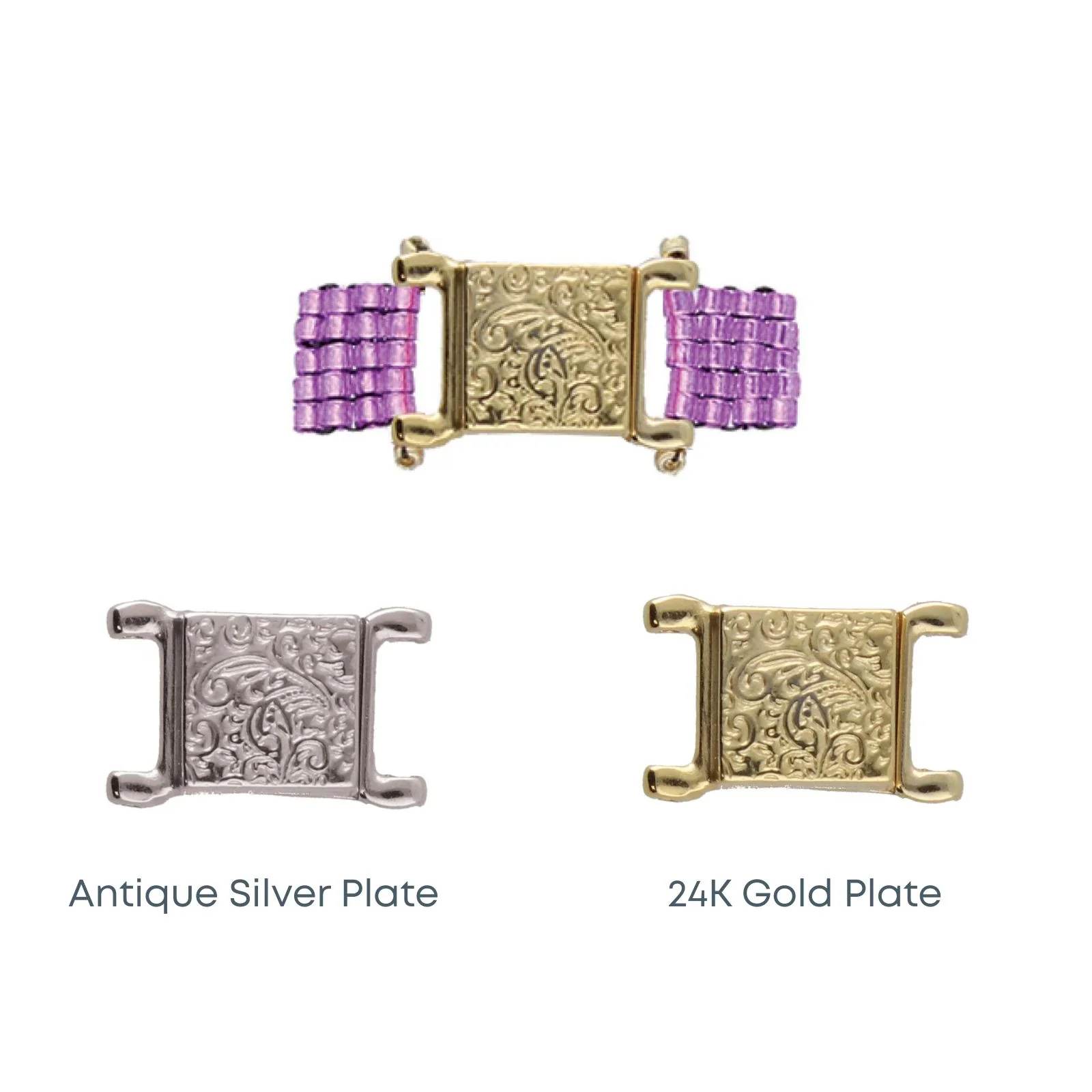 Cymbal Afrata II, Magnetic Clasp, for 11/0 Seed Beads