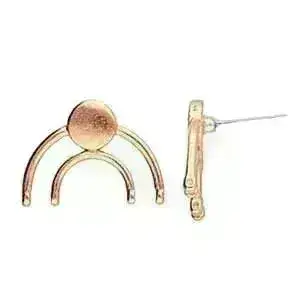 Cymbal Platani IV, 11/0 Earring Studs, Titanium Posts, 1 pair - Image 6