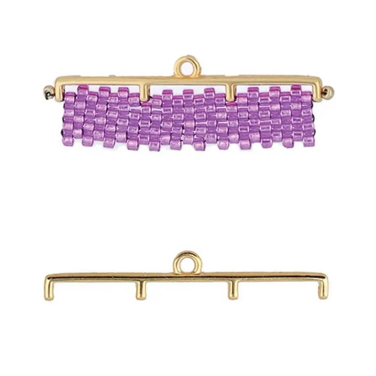 Cymbal Topolia IV, Delica Bead Ending or Connector, 2pcs - Image 5