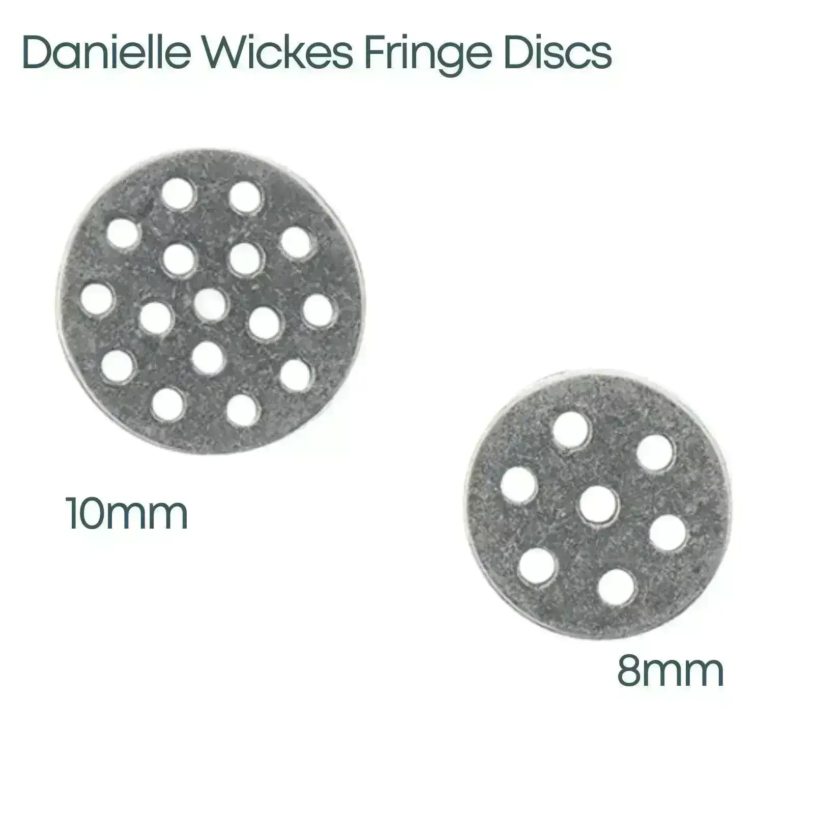 Danielle Wickes Fringe Discs, for Fringe Earrings, 8 or 10mm