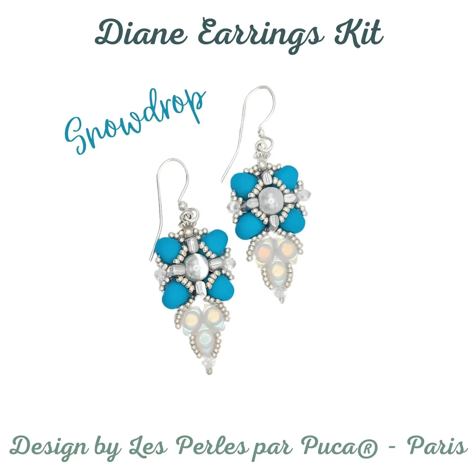 Diane Earrings Bead Kits, 8 Colors - Image 8