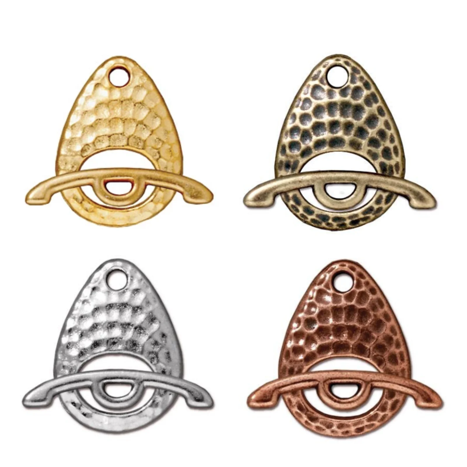 Tierracast, Hammertone Ellipse Clasp