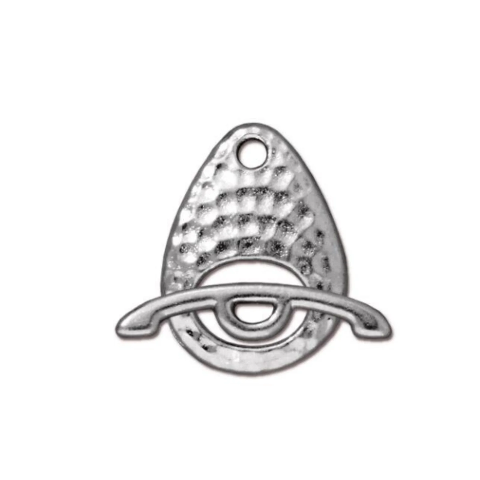 Tierracast, Hammertone Ellipse Clasp - Image 3