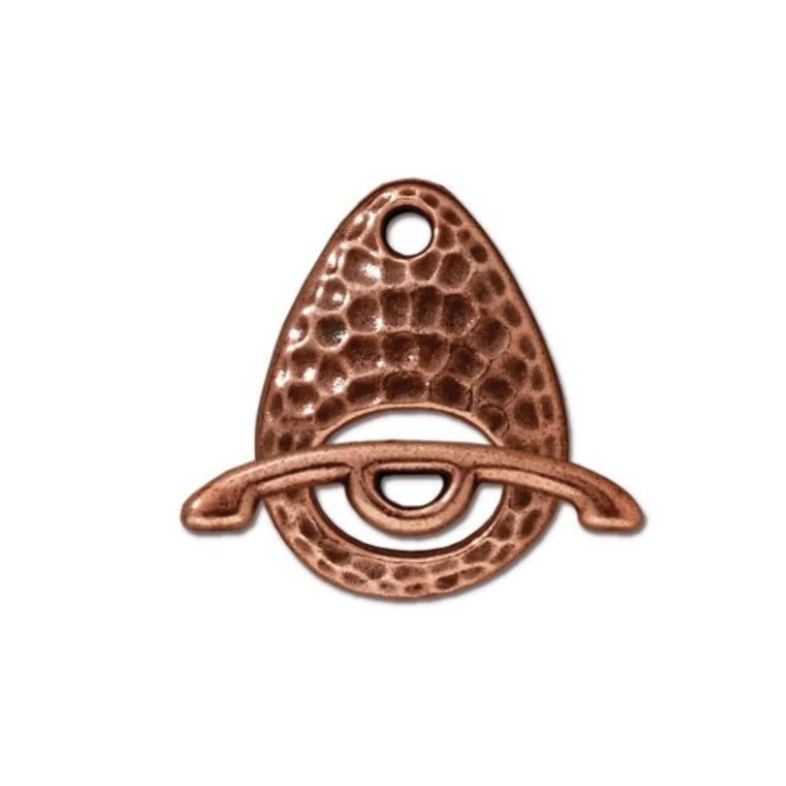 Tierracast, Hammertone Ellipse Clasp - Image 4