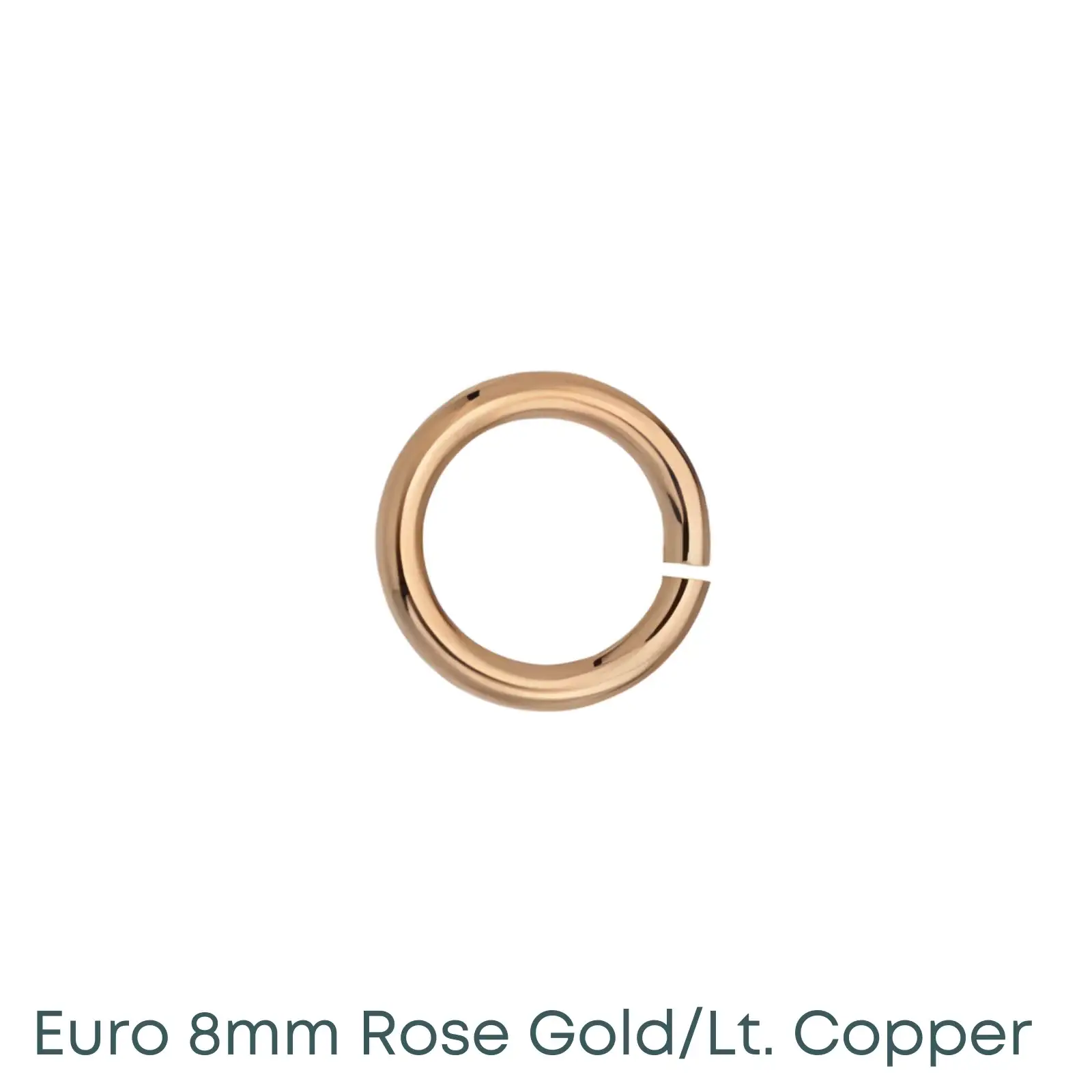 Euro 8mm Jump Rings, 18 Gauge, 20 or 100 Pcs. - Image 5