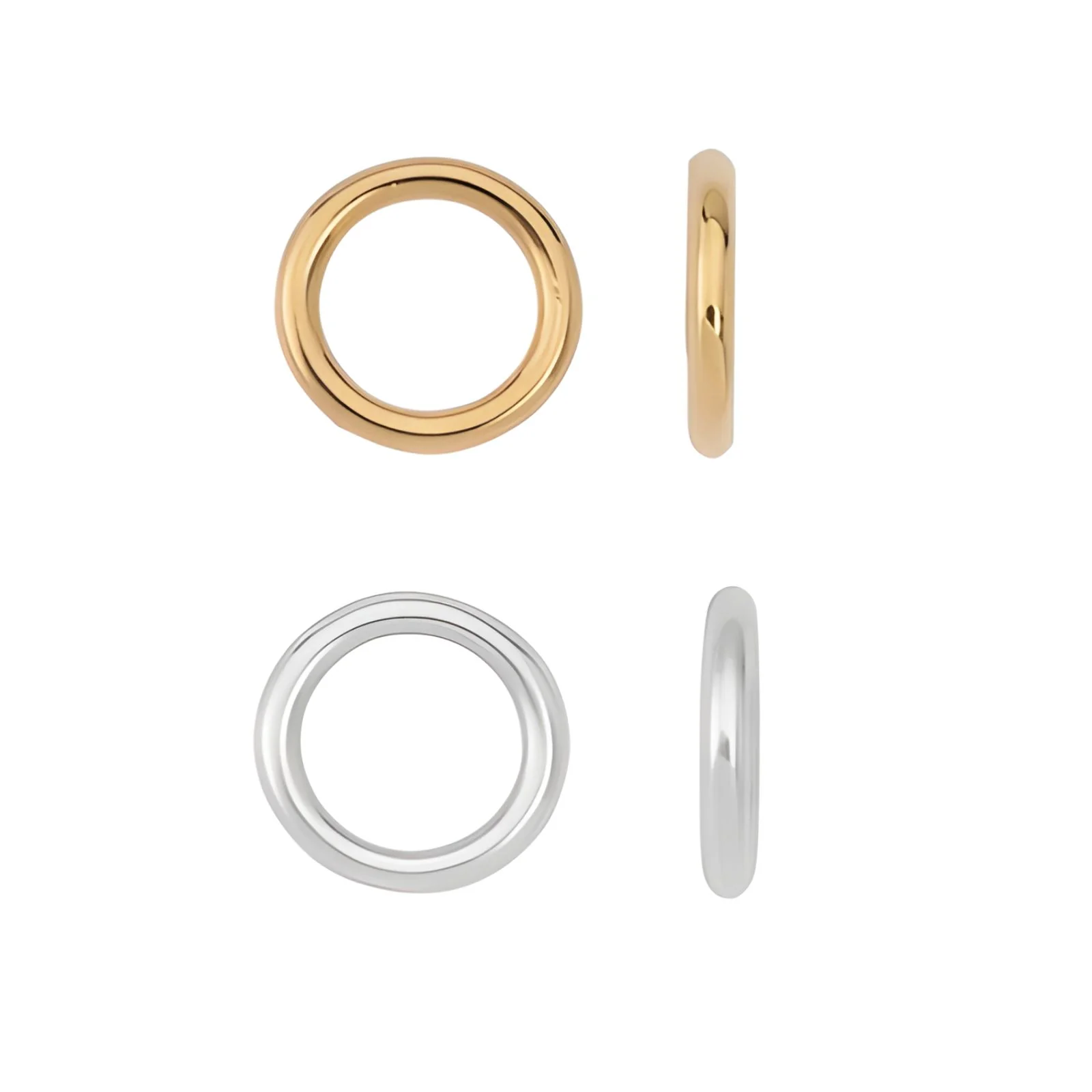 Euro Linking Ring, Connector, 13.4mm x9.6mm