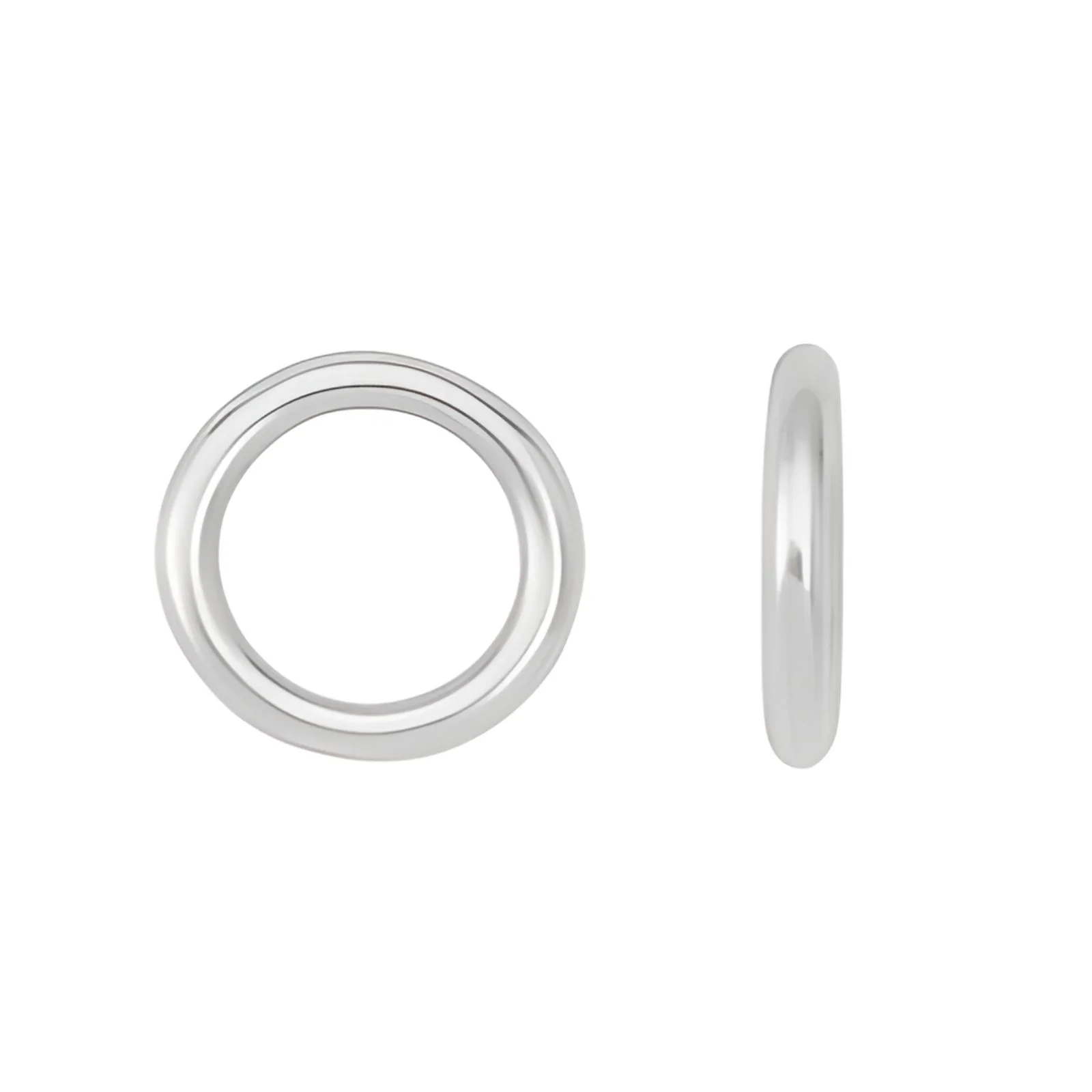 Euro Linking Ring, Connector, 13.4mm x9.6mm - Image 3