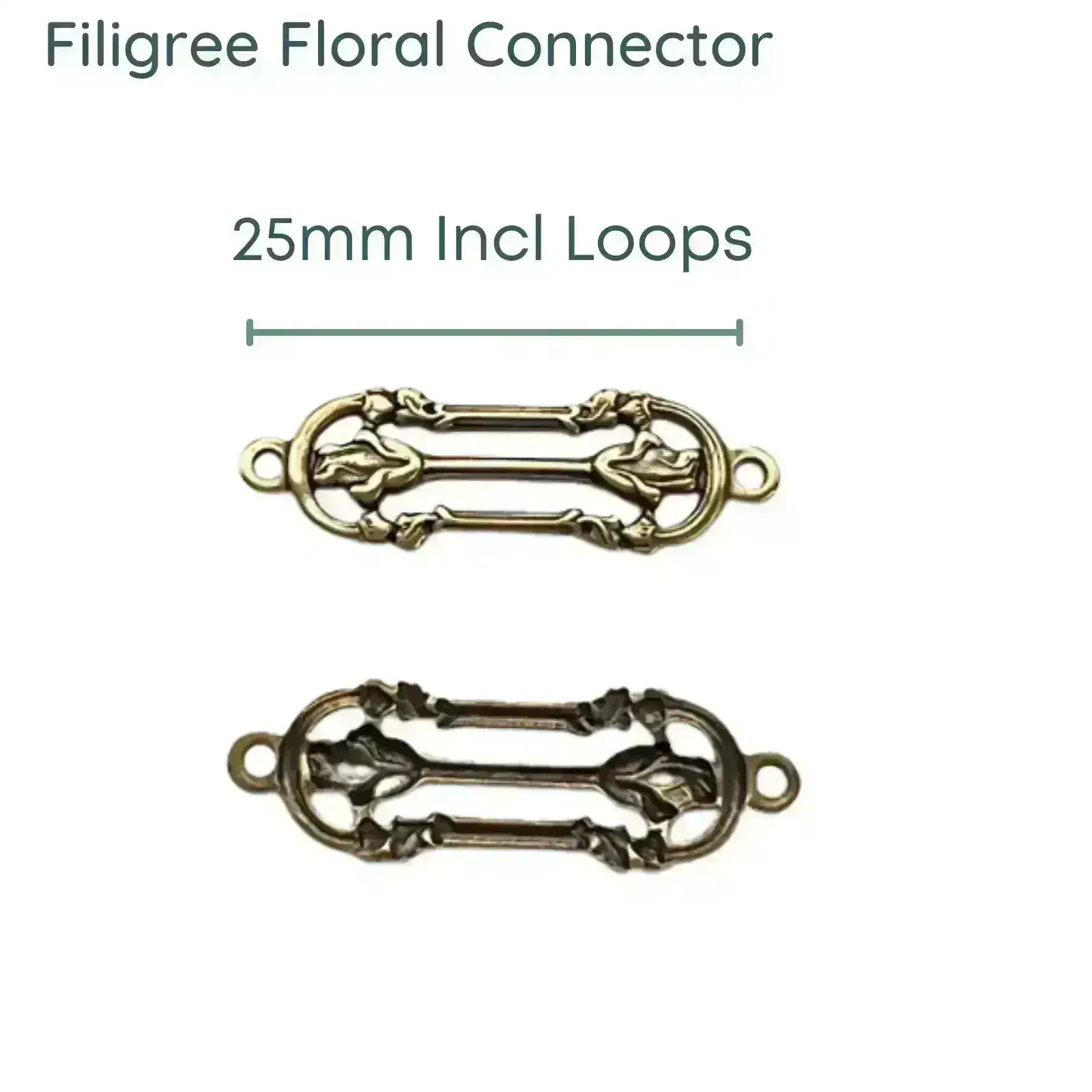 Filigree Collection, Connectors or Links, 4 Styles - Image 2