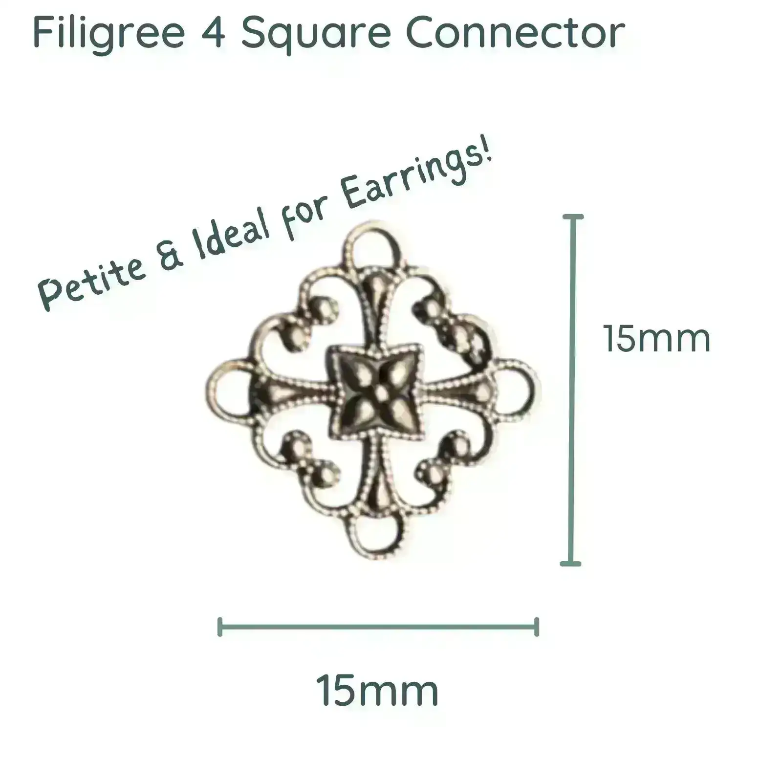 Filigree Collection, Connectors or Links, 4 Styles - Image 5