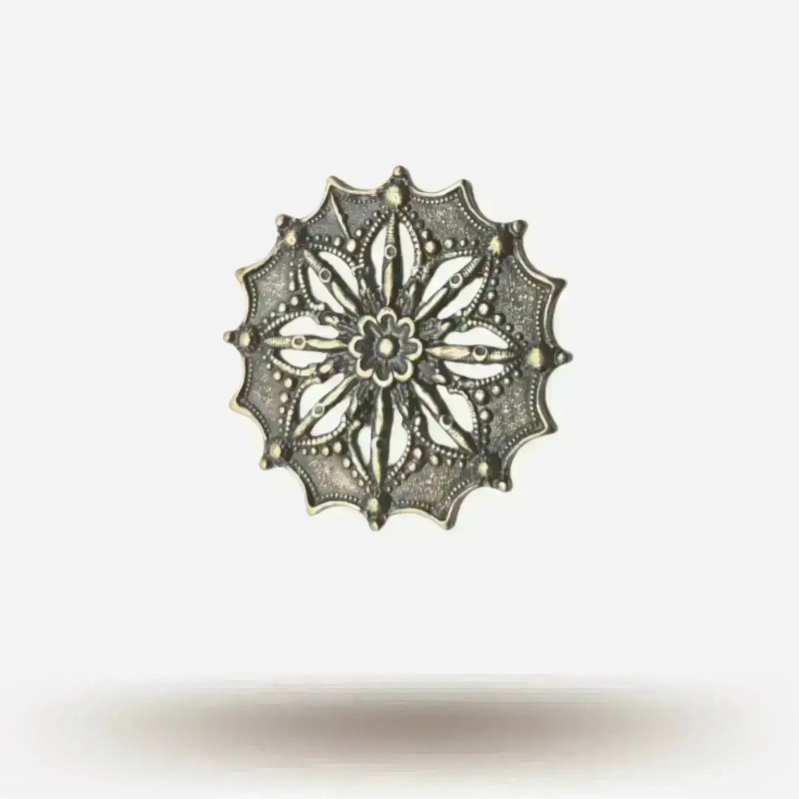 Filigree Eastern Star, Link or Connector, 2 Finishes - Image 4