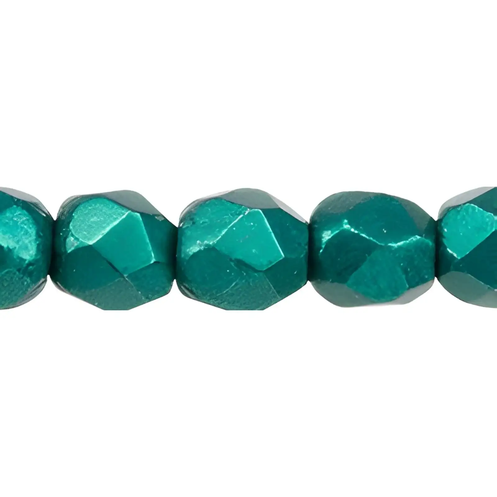 Fire Polish Beads, 3mm, Saturated Metallic Forest Biome, 50 pieces