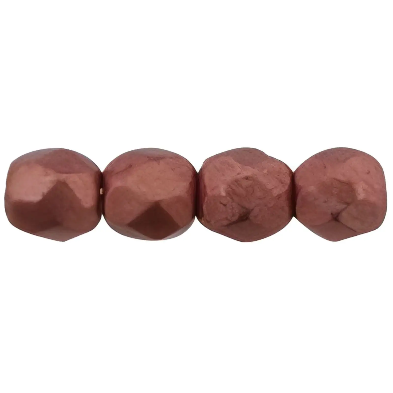 Fire Polish Beads, 3mm, Sueded Gold Lantana, 50 pieces