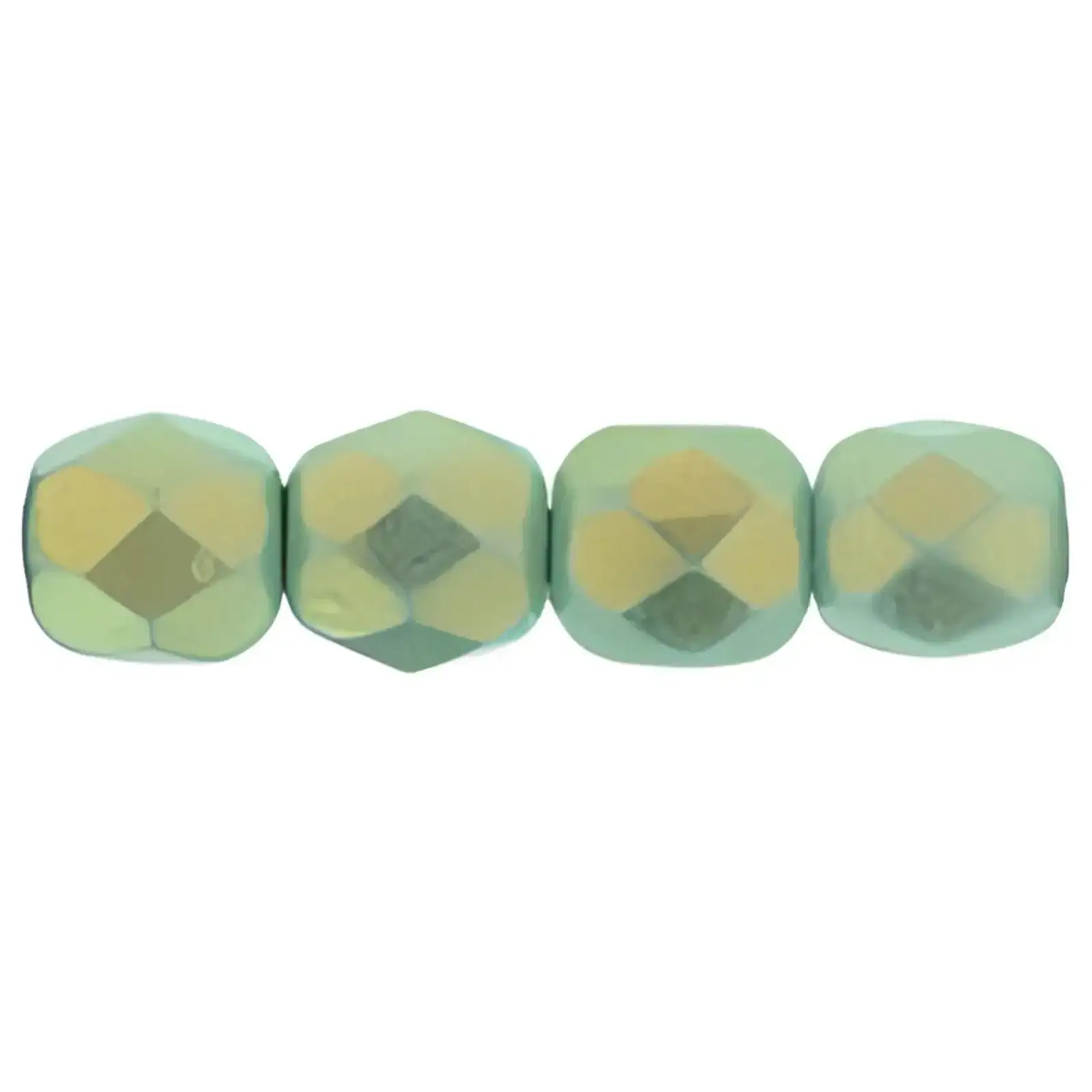 Fire Polish Beads, 4mm, Heavens Halo Ethereal, 50 pieces