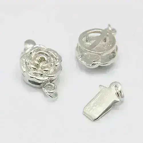 FLEUR, Round or Hex, Small Box Clasp, 1 Strand, 2 Sets - Image 3