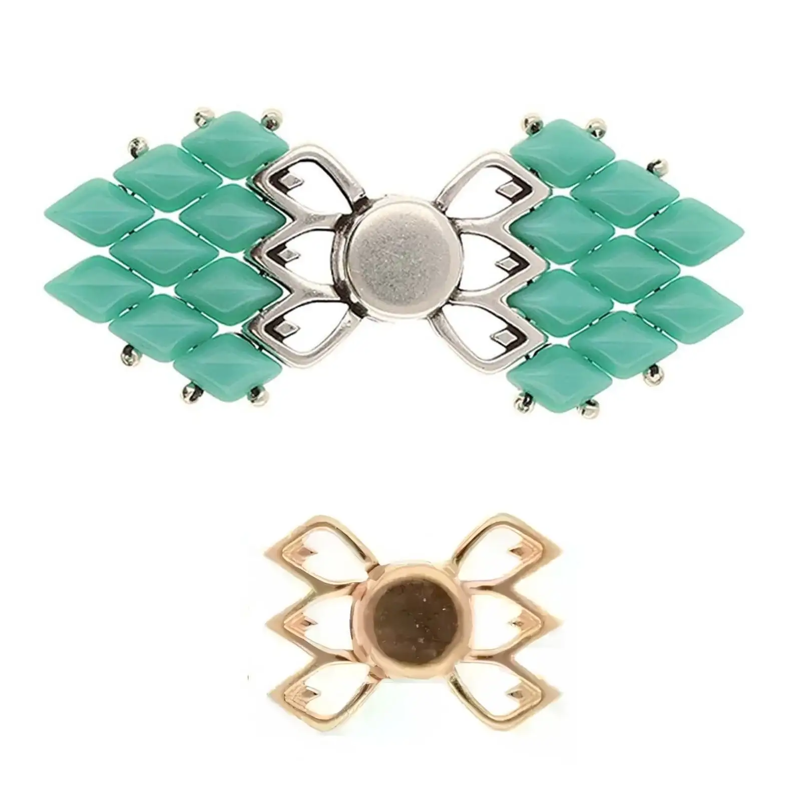 Cymbal Fylakopi III GemDuo Magnetic Clasp, 4 Finishes - Image 6