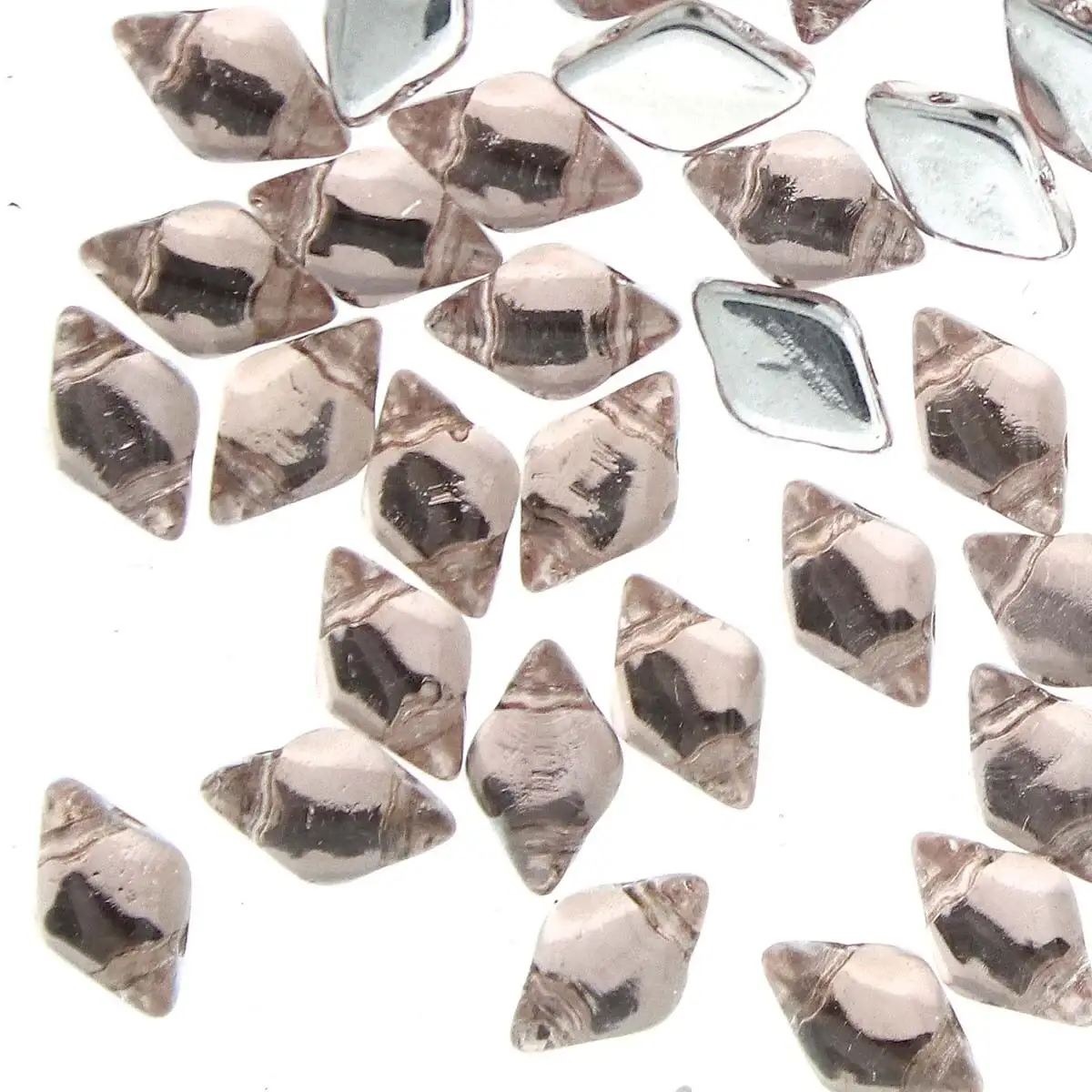 Gemduo Beads, Backlit Rosaline, 10g.